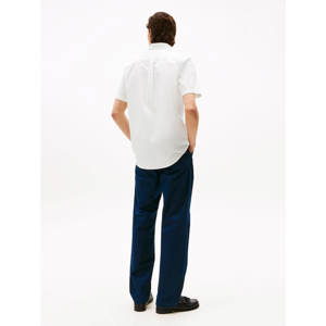 Tommy Hilfiger Relaxed Fit Short Sleeve White Oxford Shirt
